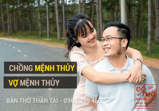 Chồng mệnh Thủy vợ mệnh Thủy