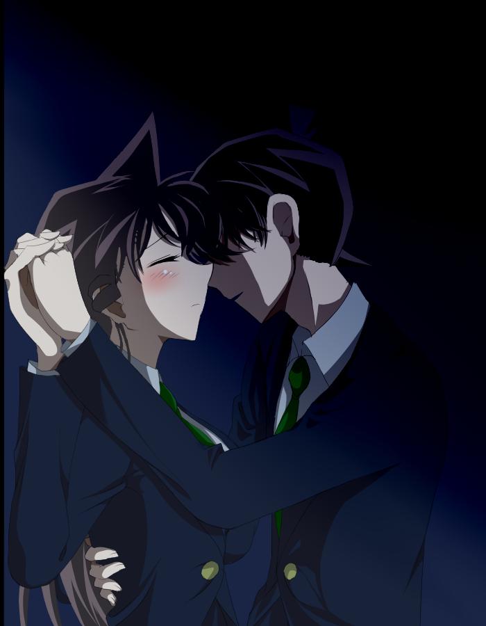 Hình ảnh Shinichi và Ran hôn nhau đẹp nhất