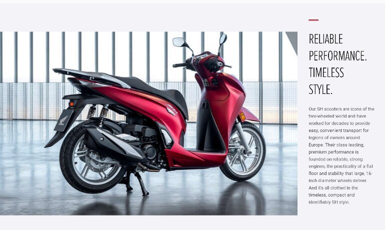 Giá của Honda SH350i nhập khẩu từ Ý tại Việt Nam là bao nhiêu?