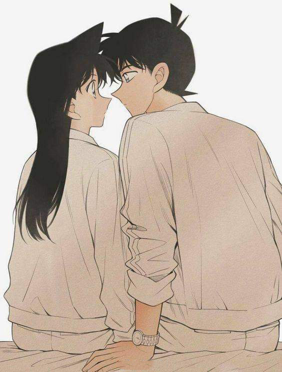 Hình ảnh Shinichi và Ran hôn nhau đẹp nhất