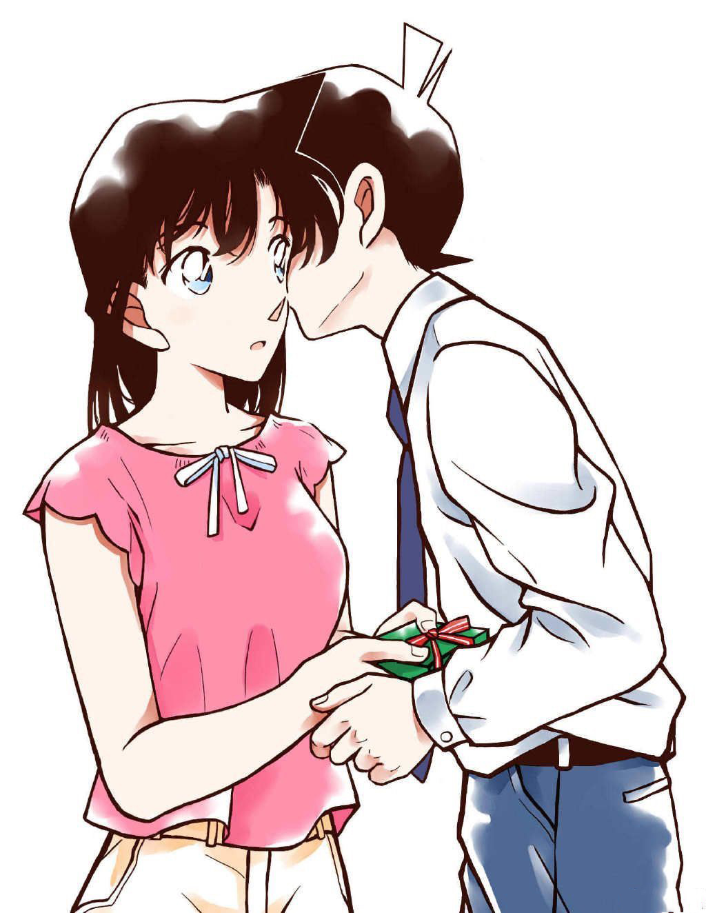 Hình ảnh Shinichi và Ran hôn nhau đẹp nhất