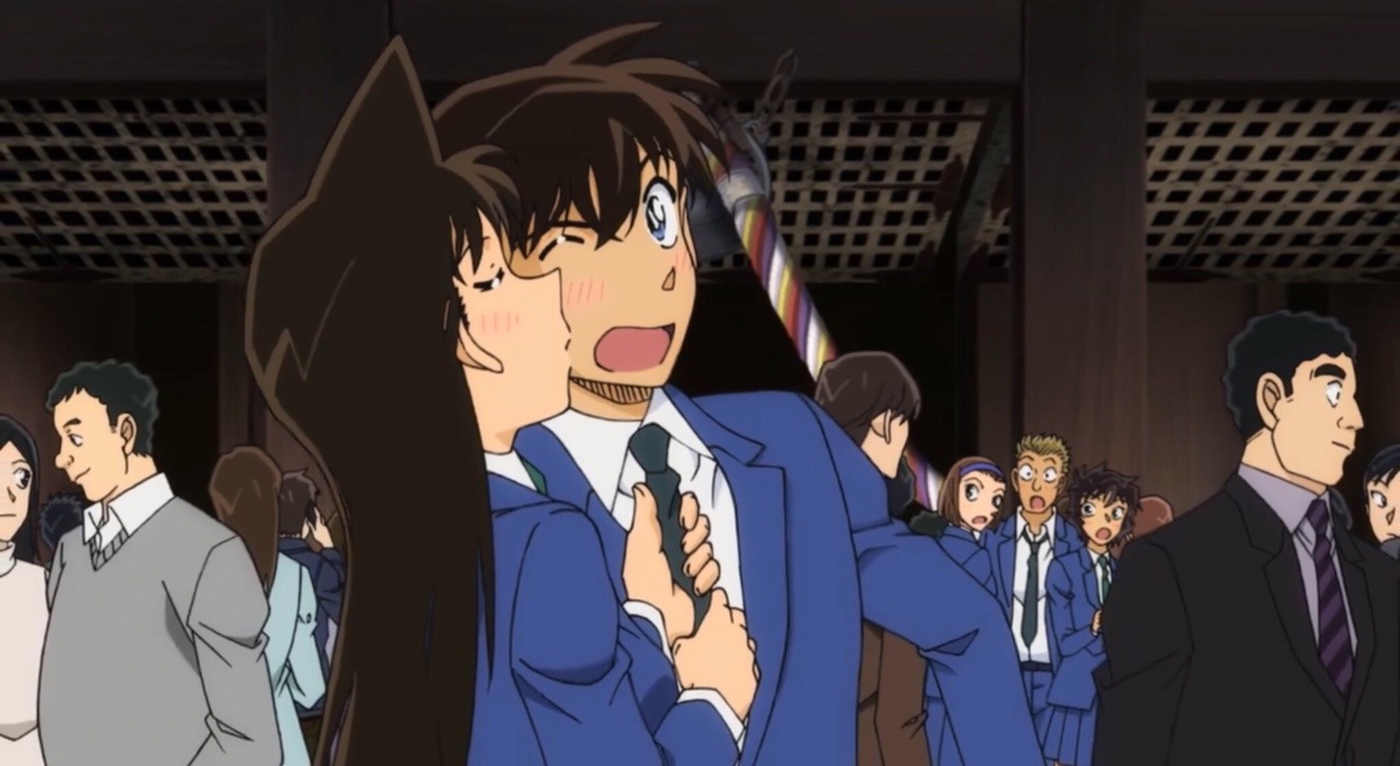 Hình ảnh Shinichi và Ran hôn nhau đẹp nhất