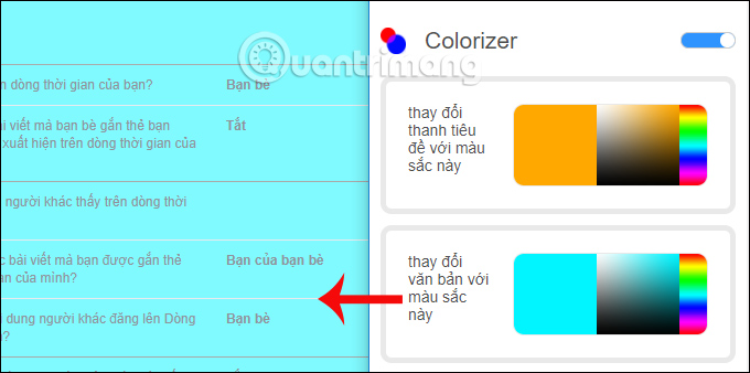 Cách đặt hình nền, đổi font chữ, màu sắc trên Facebook