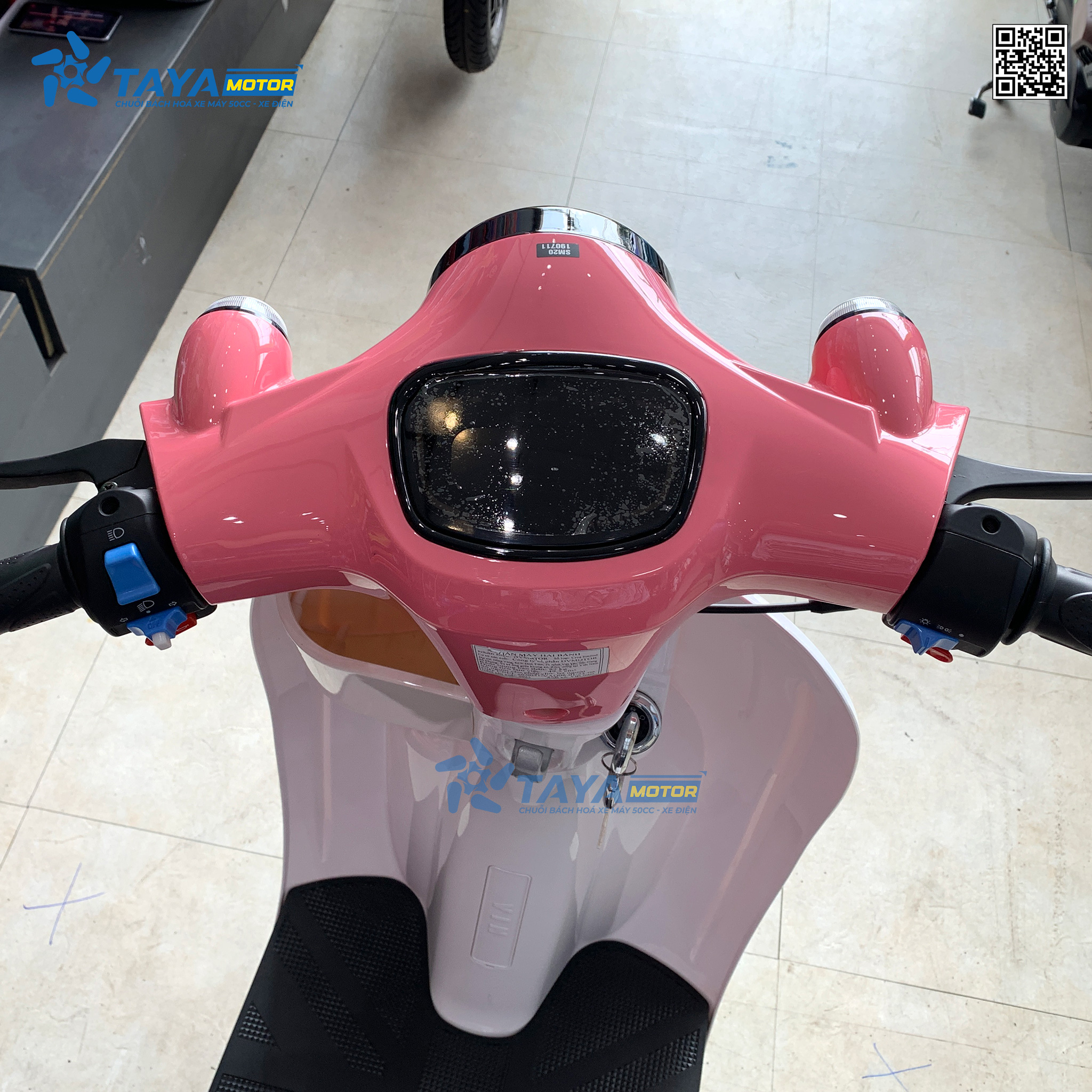 Xe máy 50cc tay ga Cre@ 2024 (màu hồng)