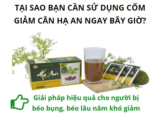 Cảnh báo: Cốm giảm cân Hạ An