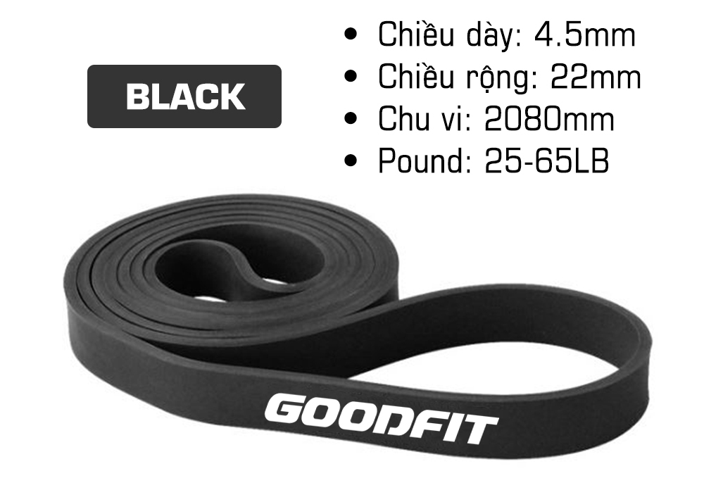 Dây tập gym, tập mông mini band GoodFit GF913MB 21mm