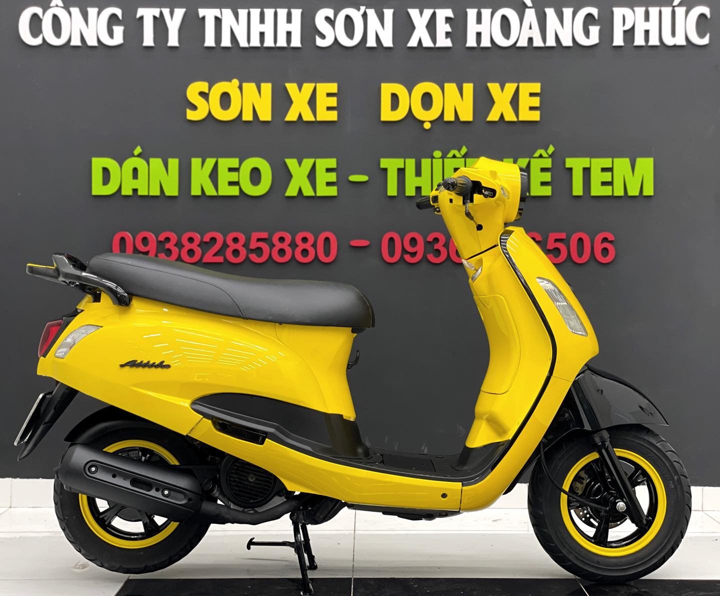 DỌN MỚI ATTILA PHONG CÁCH VESPA SPRINT