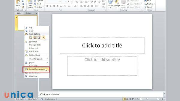 Cách chèn hình nền powerpoint cho bài thuyết trình đẹp mắt