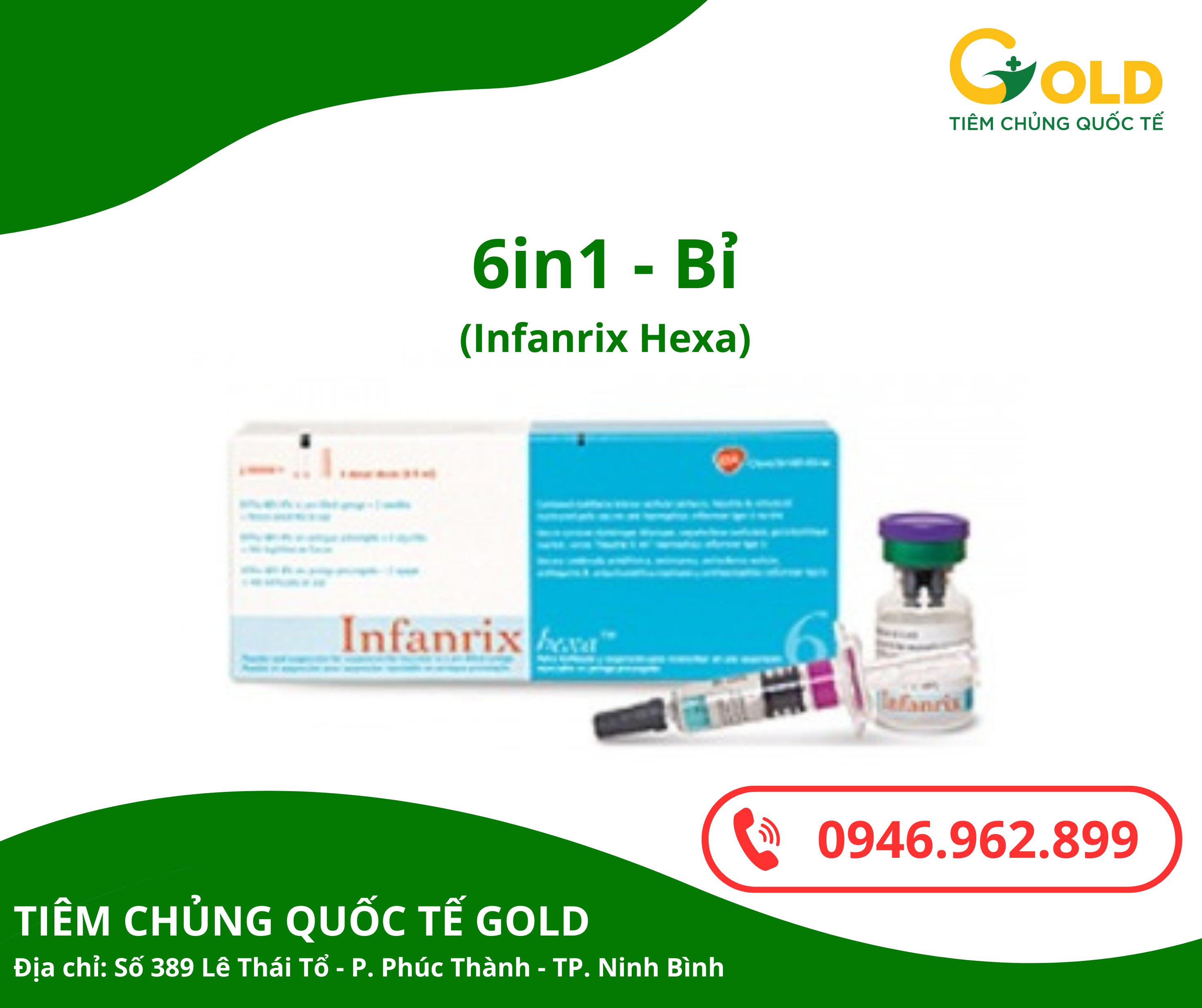 Vắc xin INFANRIX HEXA ( Bỉ) | Vaccine 6in1