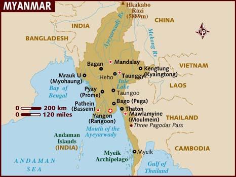 GIỚI THIỆU VỀ XỨ CHÙA VÀNG - ĐẤT NƯỚC MYANMAR