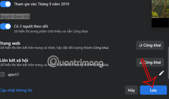 Cách hiển thị người theo dõi trên Facebook