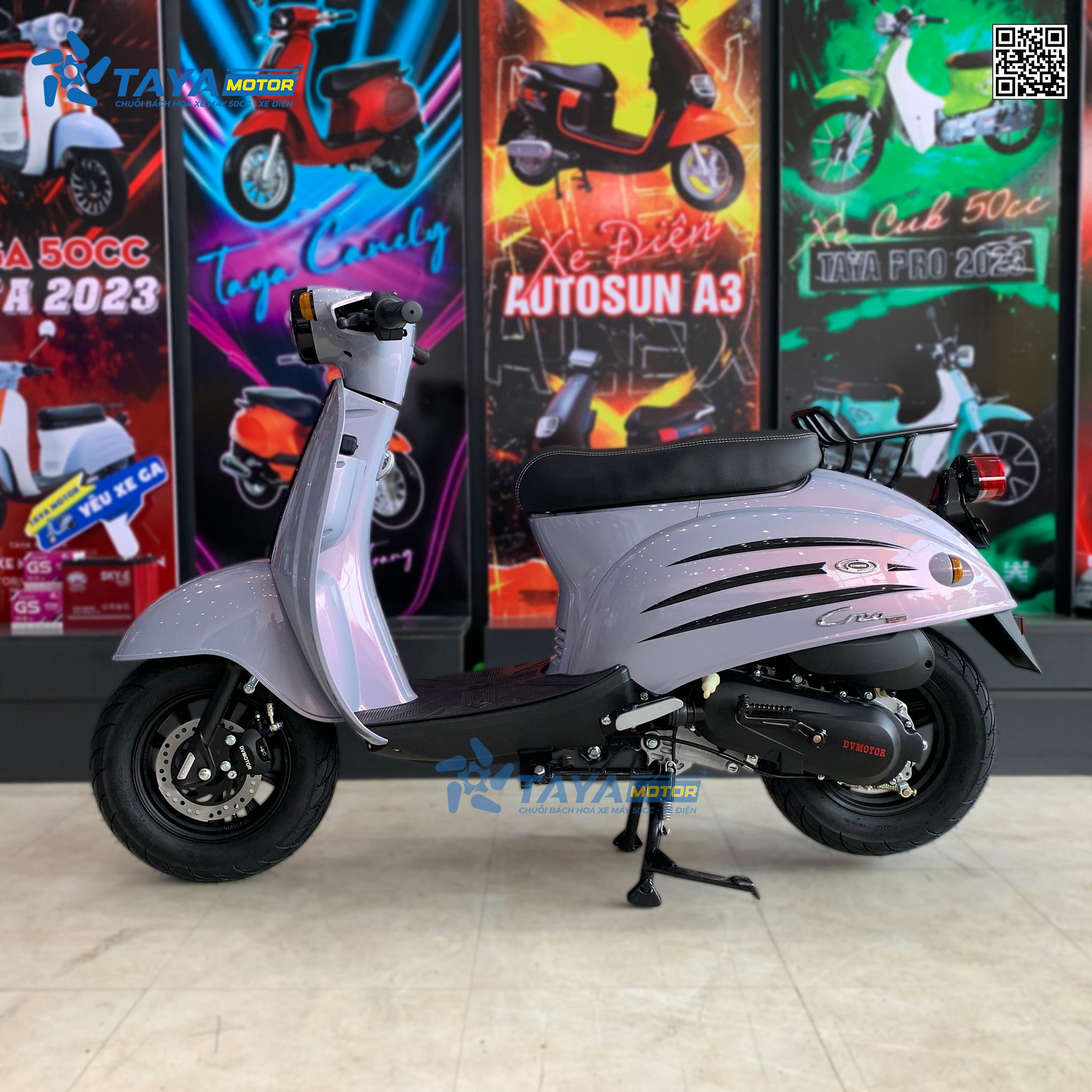 Xe máy 50cc tay ga Cre@ 2024 (màu hồng)