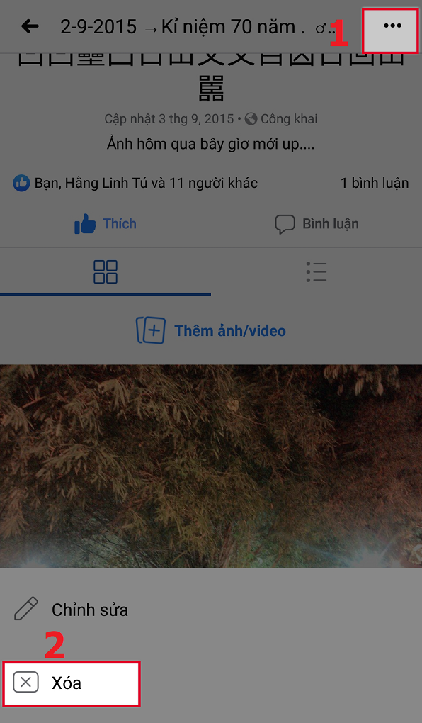 Cách tạo, xóa album trên Facebook bằng điện thoại, máy tính đơn giản