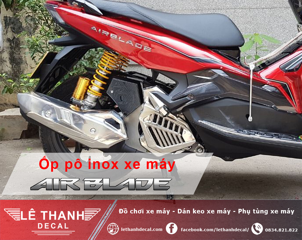 Đồ chơi xe máy Air Blade và những phụ kiện cần lắp đặt hiện nay