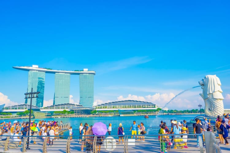 THAM QUAN CÔNG VIÊN SƯ TỬ BIỂN MERLION PARK - BIỂU TƯỢNG DU LỊCH NỔI TIẾNG TẠI SINGAPORE