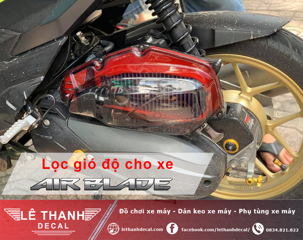 Đồ chơi xe máy Air Blade và những phụ kiện cần lắp đặt hiện nay