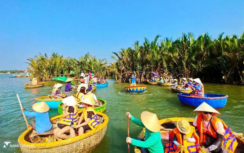 Vé rừng dừa Bảy Mẫu Hội An - Chèo thuyền thúng giá rẻ