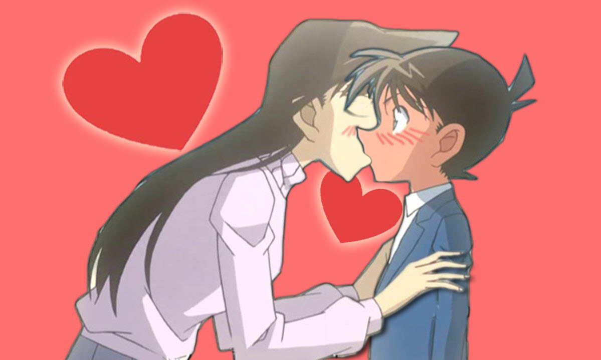 Hình ảnh Shinichi và Ran hôn nhau đẹp nhất