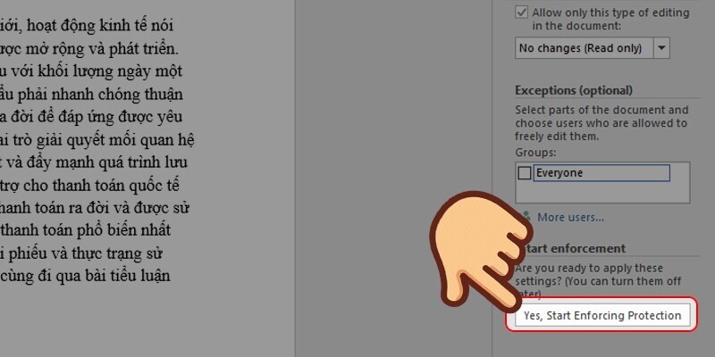 Hướng dẫn cách bảo vệ file Word, không cho người khác copy và chỉnh sửa