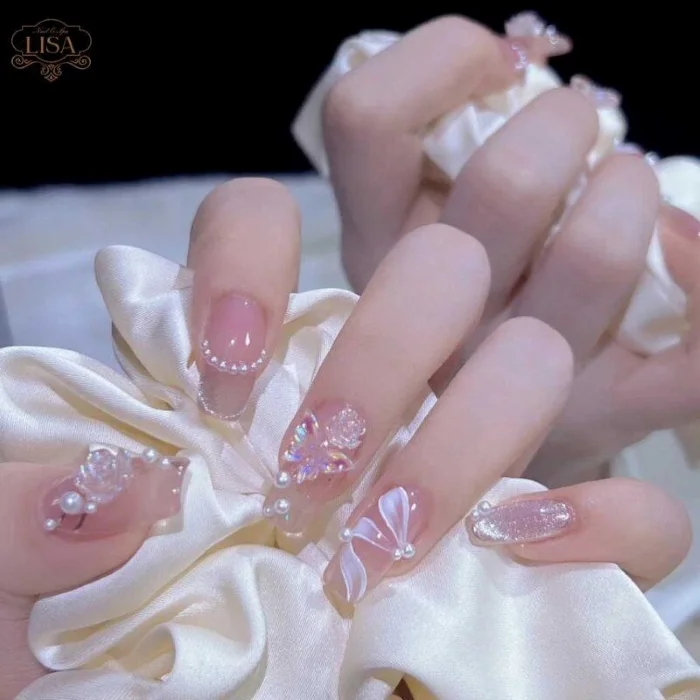 10 mẫu nail cô dâu phù hợp với mọi trang phục và hoàn cảnh