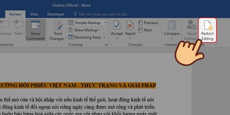 Hướng dẫn cách bảo vệ file Word, không cho người khác copy và chỉnh sửa