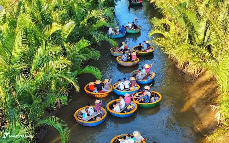 Vé rừng dừa Bảy Mẫu Hội An - Chèo thuyền thúng giá rẻ