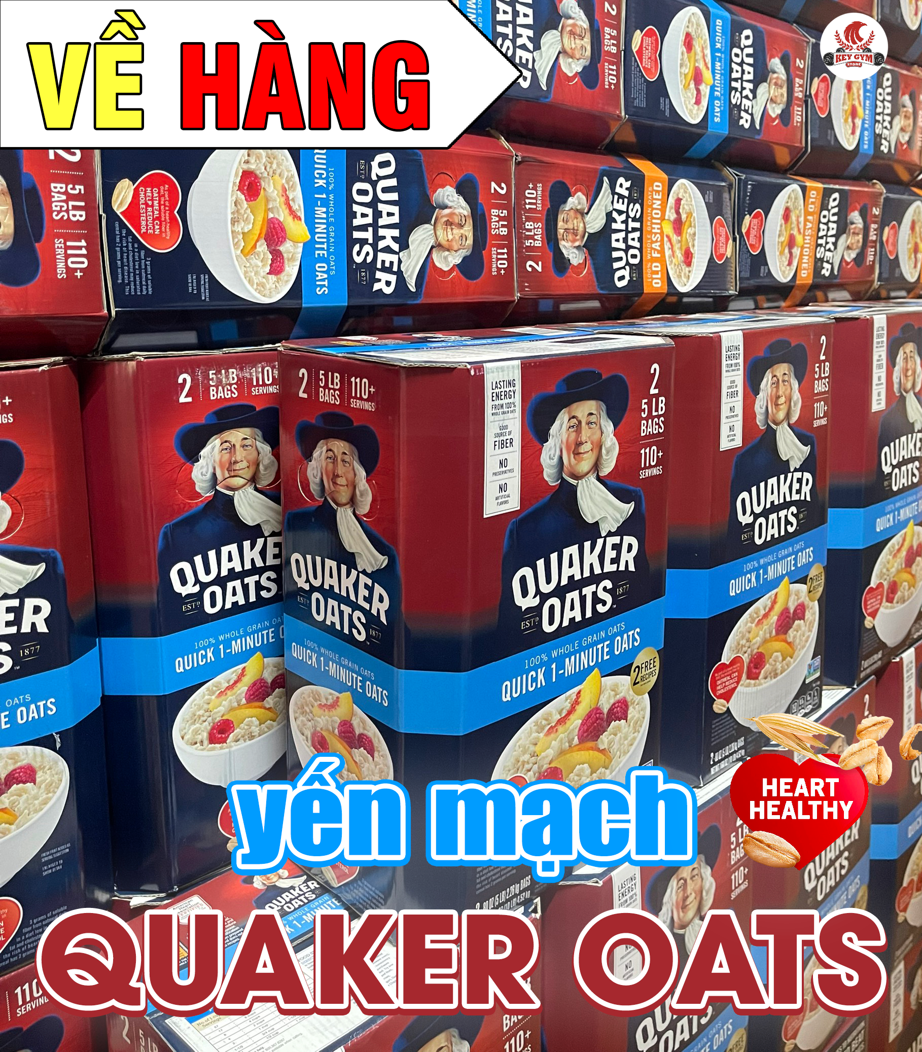 Quaker Oats Quick 1 Minute 4KG5