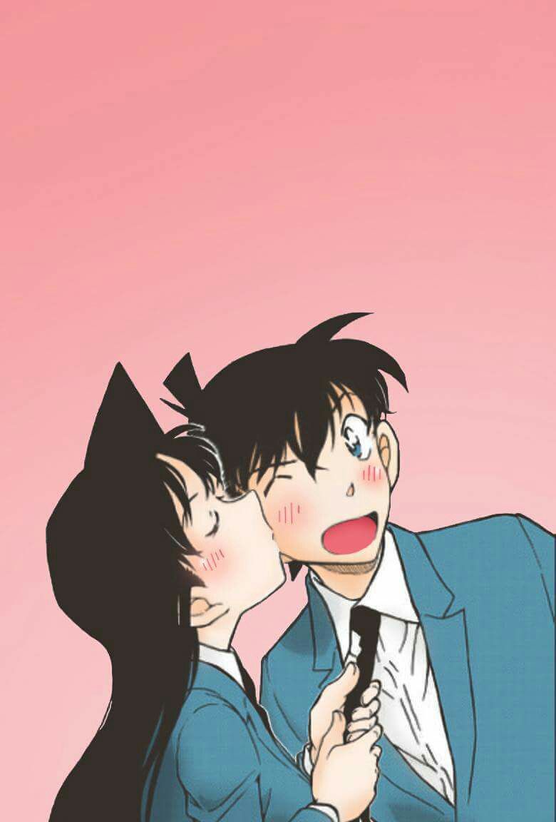 Hình ảnh Shinichi và Ran hôn nhau đẹp nhất