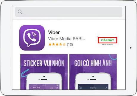 Cài Viber cho iPad, gọi điện nhắn tin miễn phí trên iPad