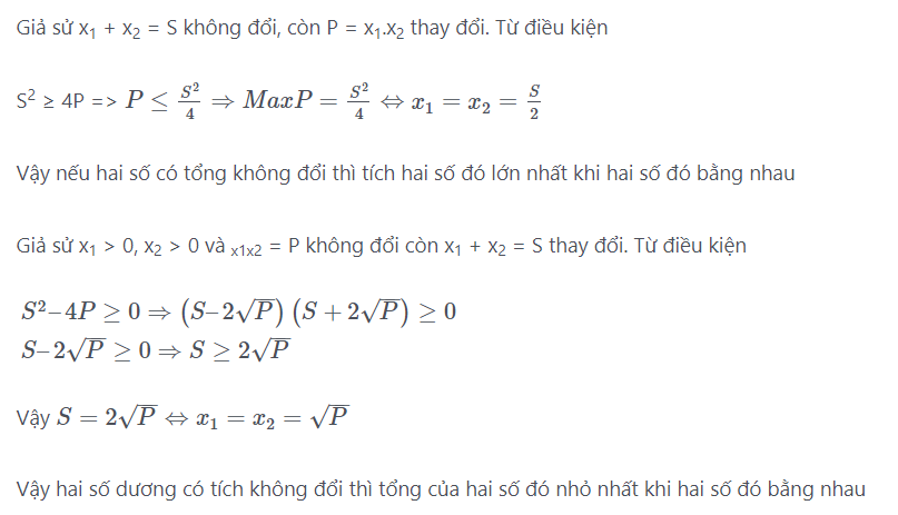 Các dạng bài hệ thức Viet (Có kèm ví dụ cụ thể)