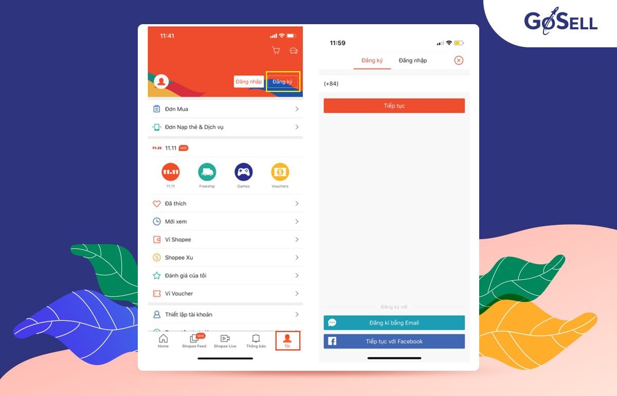 Hướng dẫn đăng ký tài khoản app bán hàng Shopee chi tiết từ A - Z