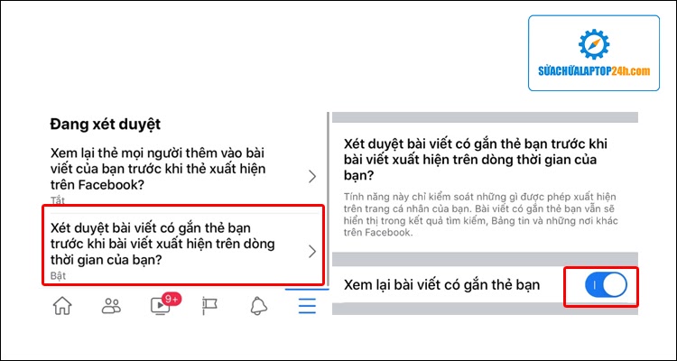 Hướng dẫn cài đặt phê duyệt gắn thẻ trên Facebook siêu dễ chỉ với cách này