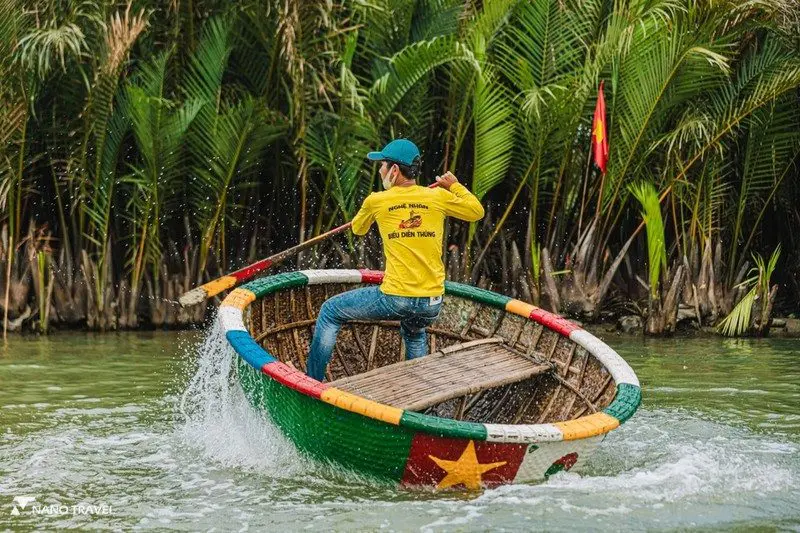 Vé rừng dừa Bảy Mẫu Hội An - Chèo thuyền thúng giá rẻ