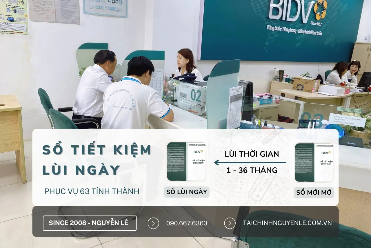 Dịch vụ mở sổ tiết kiệm lùi ngày uy tín - Tỉ lệ đậu visa cao