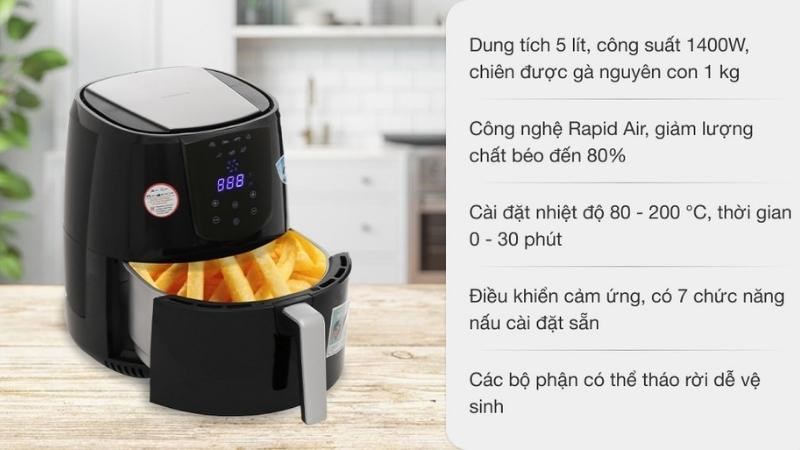 10 mẫu nồi chiên không dầu giá dưới 2 triệu đồng cực đáng sắm cho căn bếp