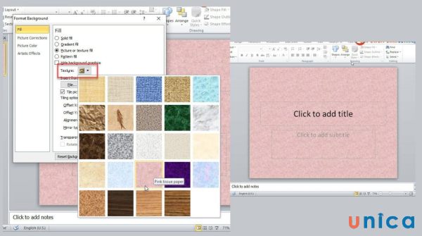 Cách chèn hình nền powerpoint cho bài thuyết trình đẹp mắt